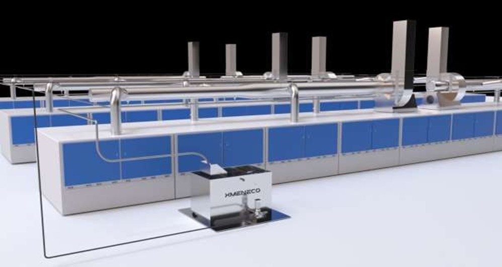 Automatic Exhaust Duct Cleaning System for Stenter Machine.