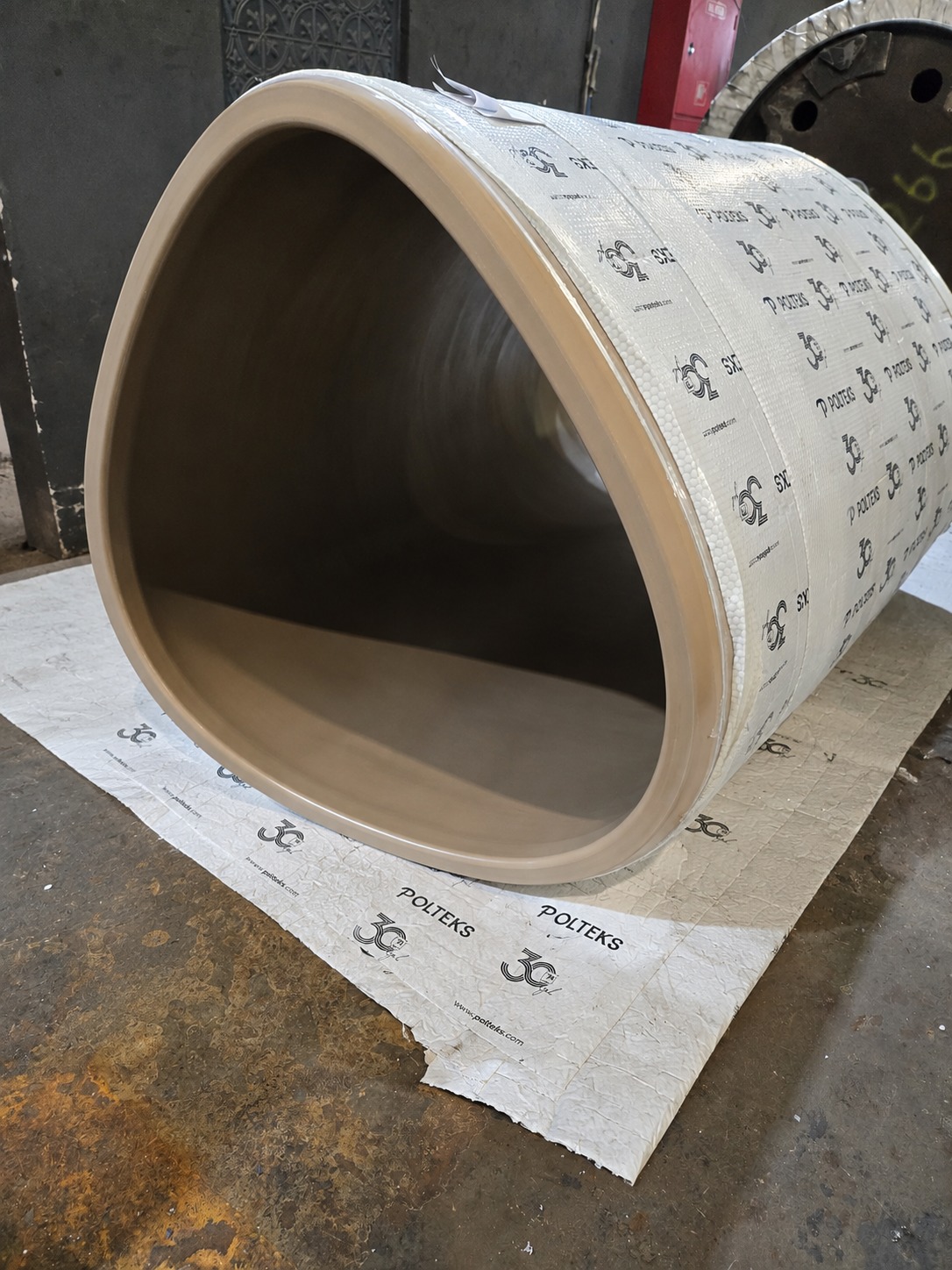 Poltex Sanforizing Rubber Belt.